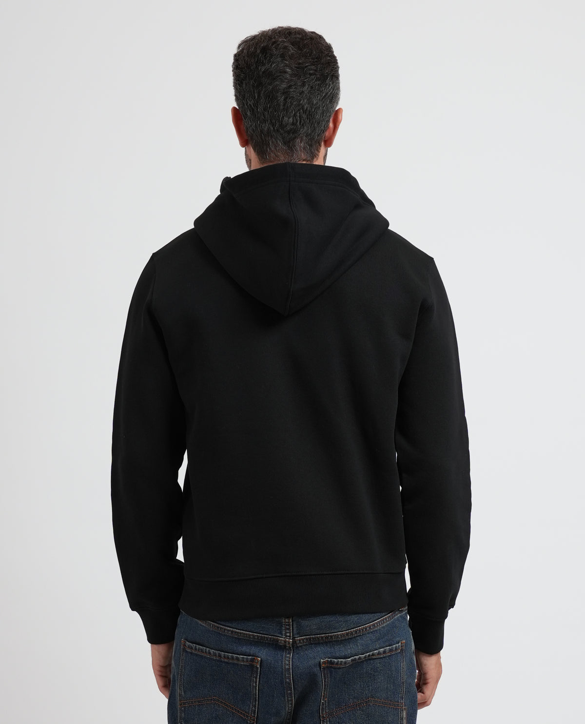 Felpa con zip mini triangolo uomo Guess Jeans 