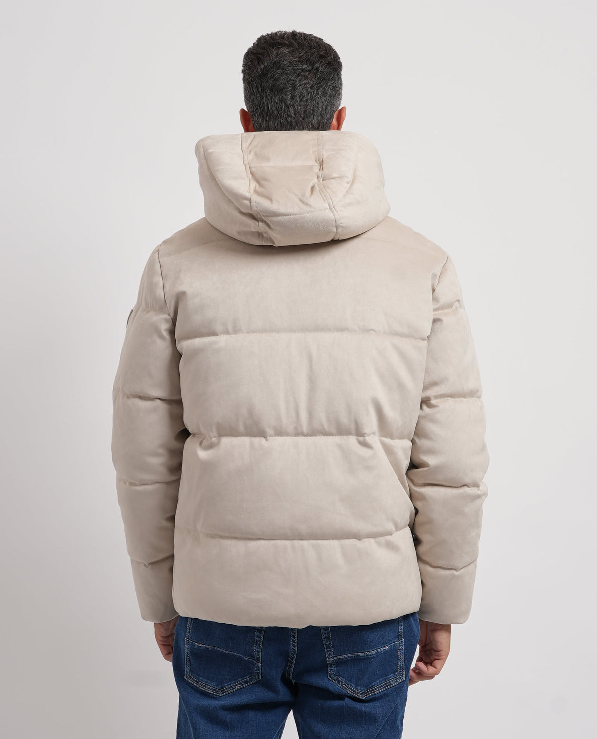 Guess Giacca uomo trapuntata effetto camoscio 