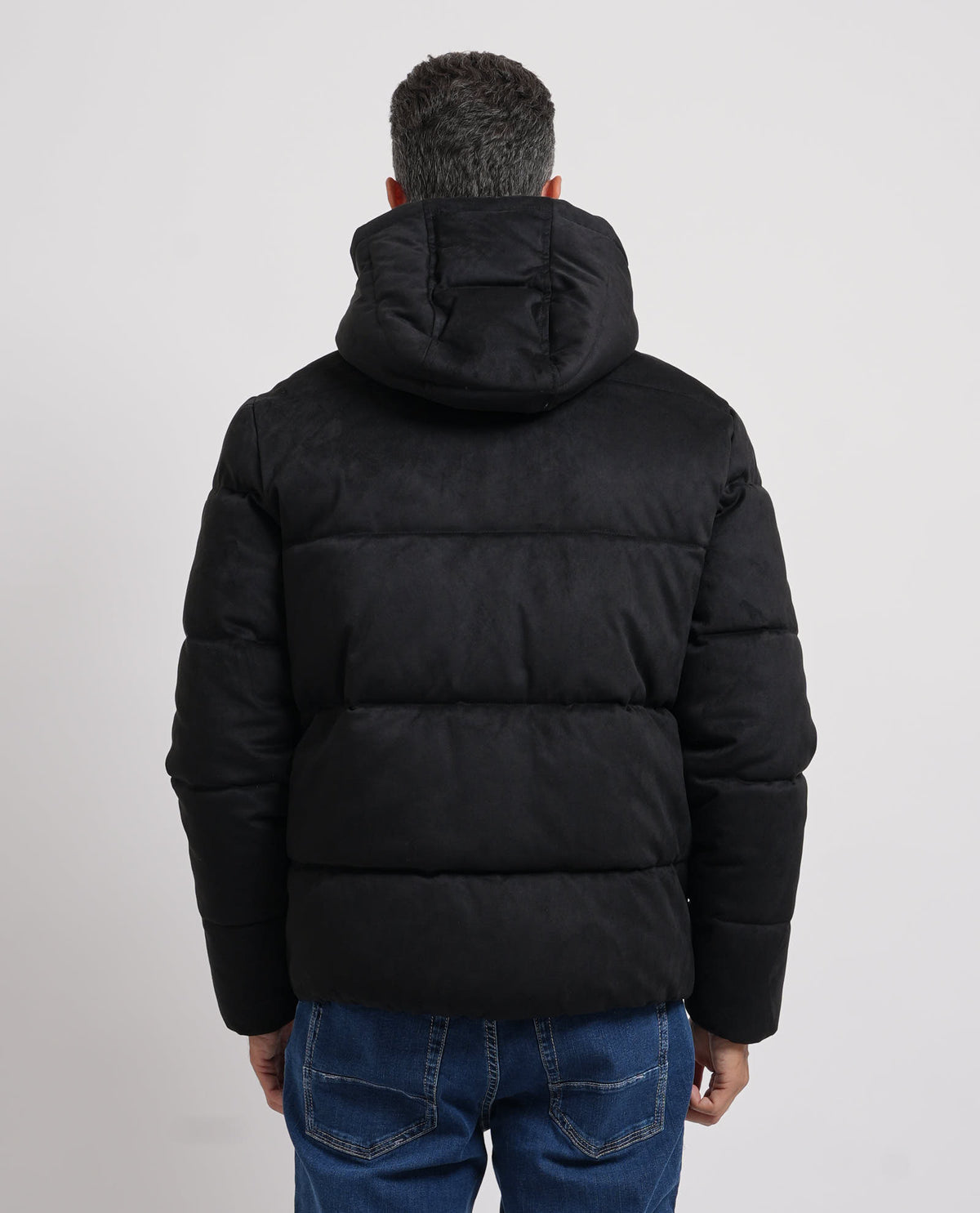Guess Giacca uomo trapuntata effetto camoscio 
