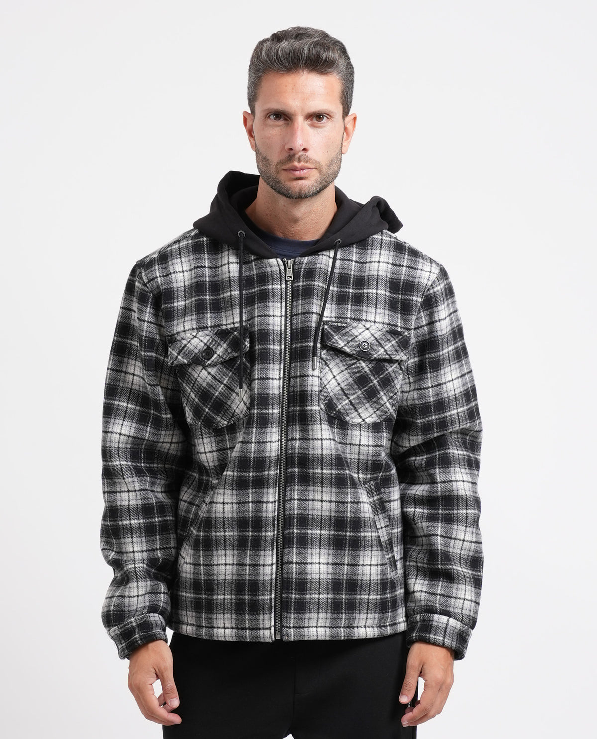 Giubbotto uomo Guess con cappuccio 