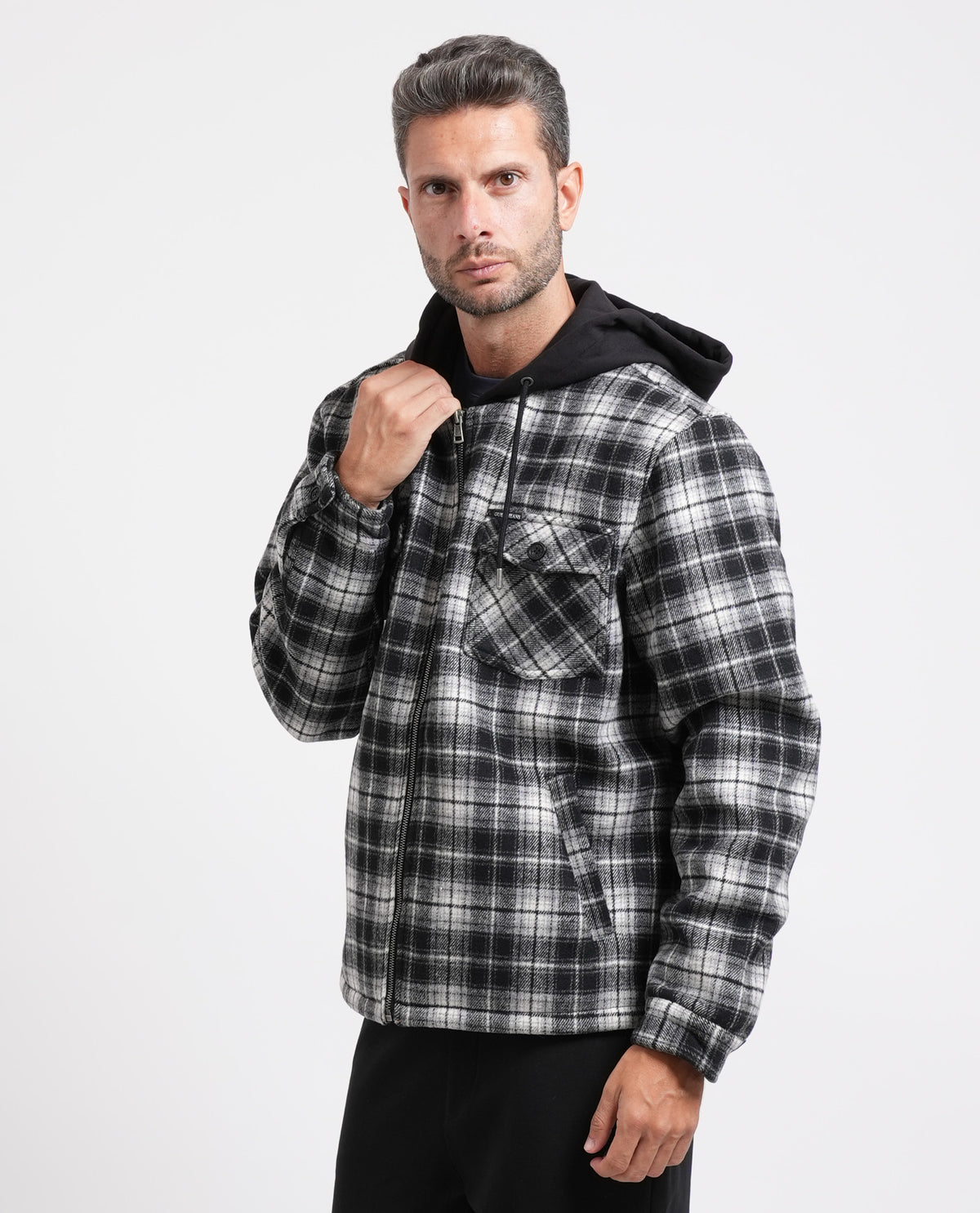 Giubbotto uomo Guess con cappuccio 