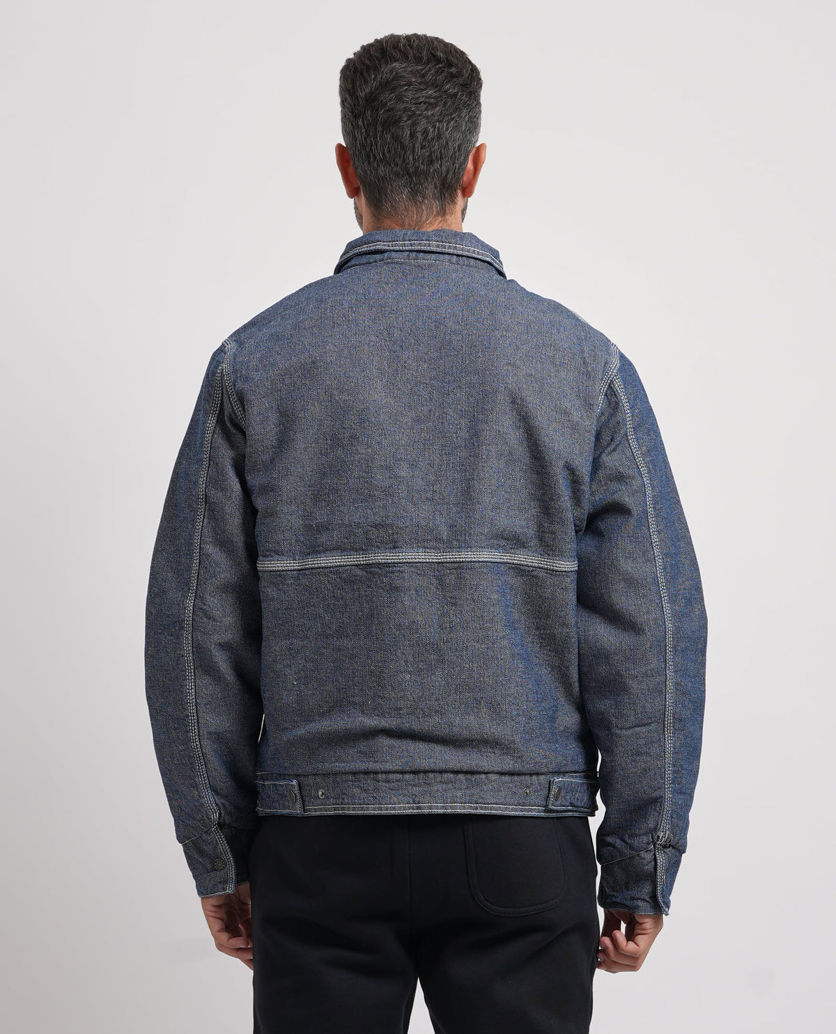 Giacca di jeans con cerniera Guess uomo 