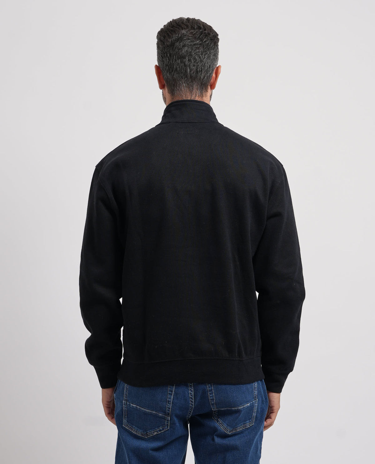 Felpa con mezza zip Guess uomo 