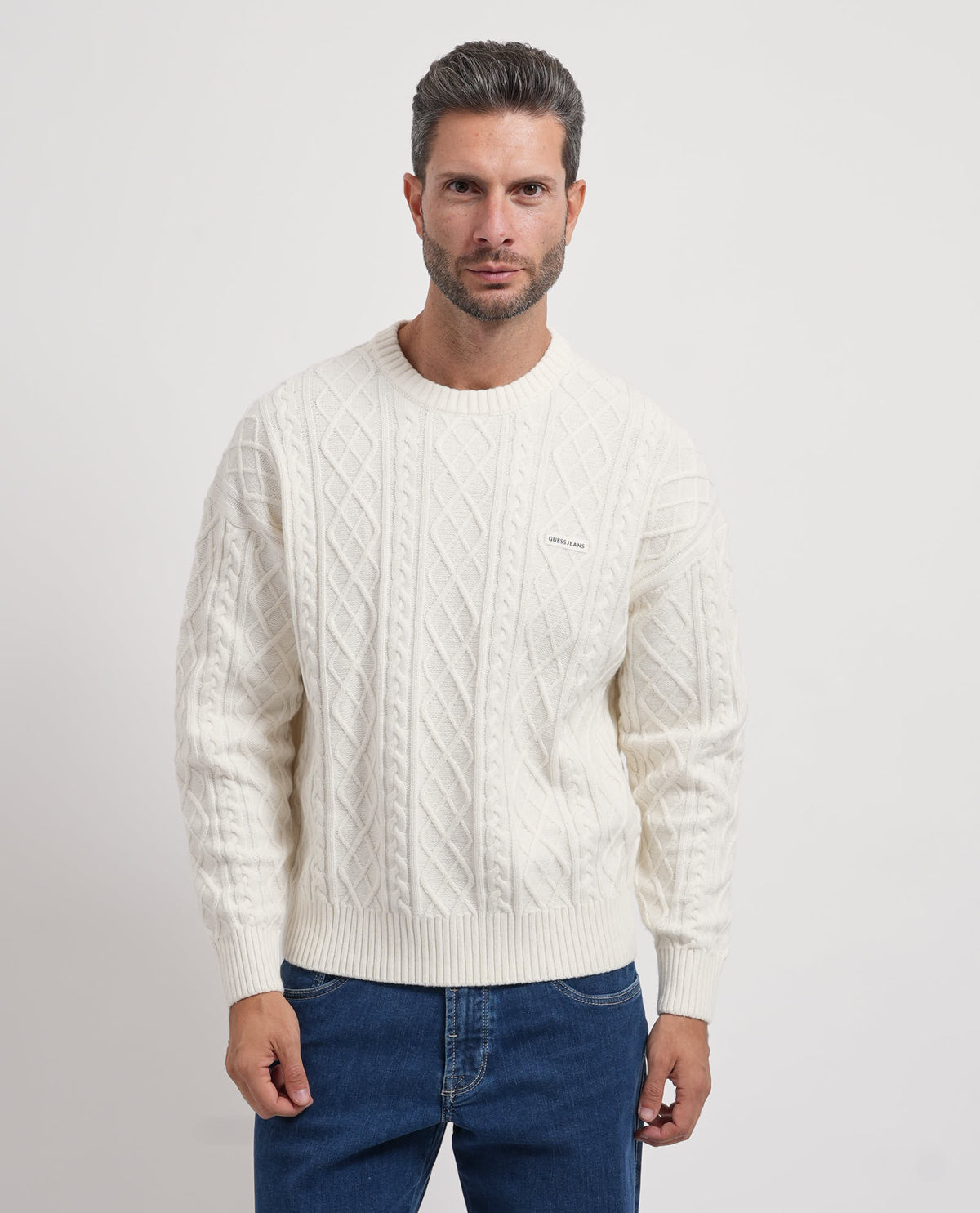 Maglione uomo Guess a trecce 