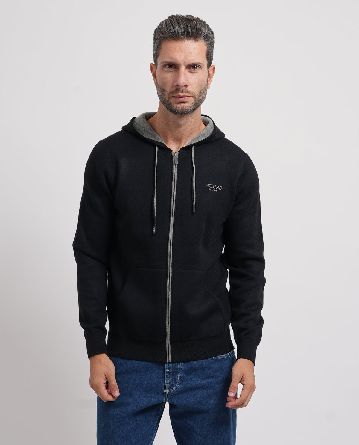 Felpa uomo Guess con cappuccio 