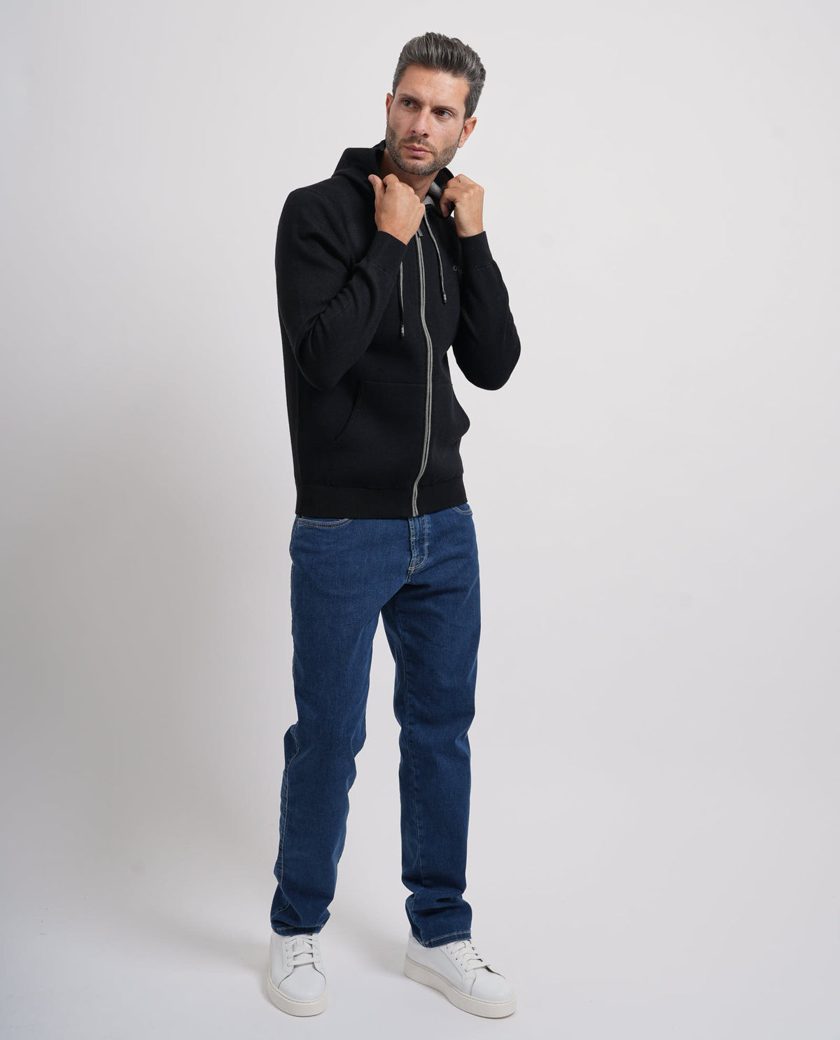 Felpa uomo Guess con cappuccio 