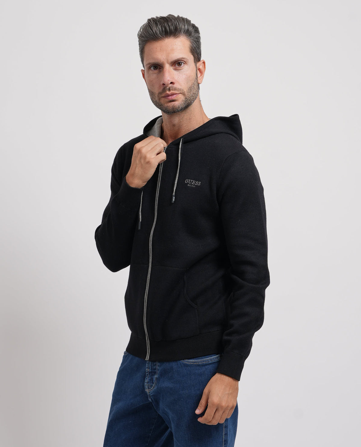 Felpa uomo Guess con cappuccio 