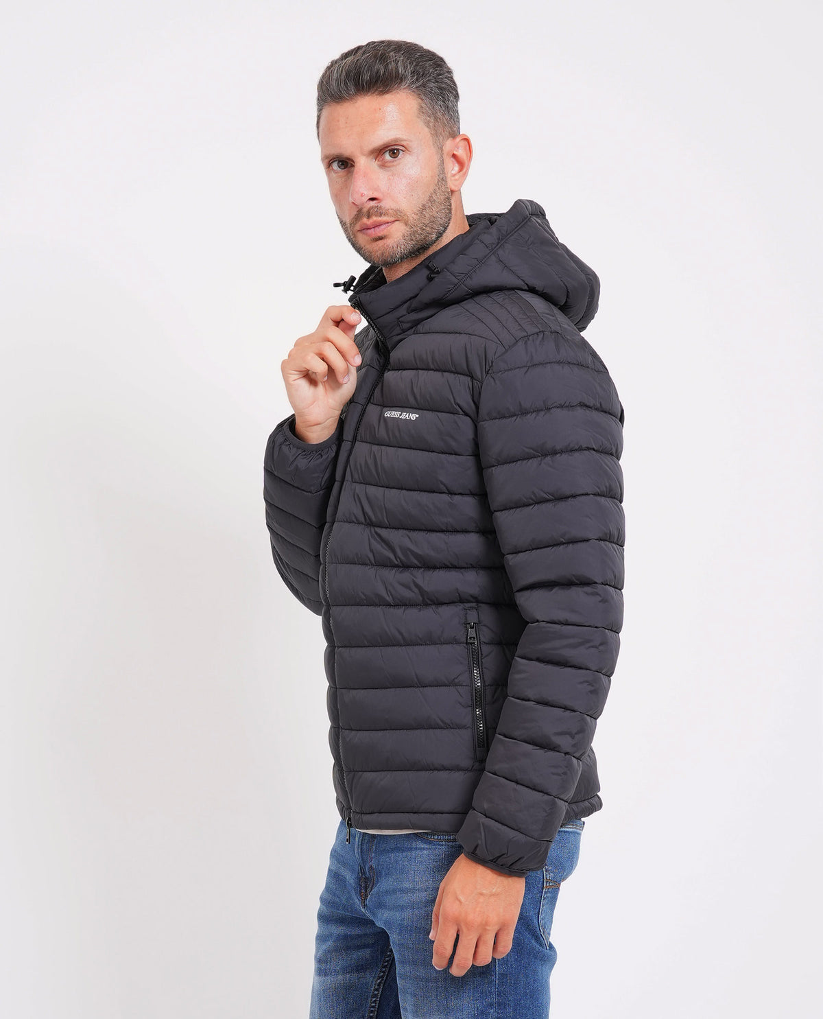 Giacca imbottita in nylon Guess uomo 