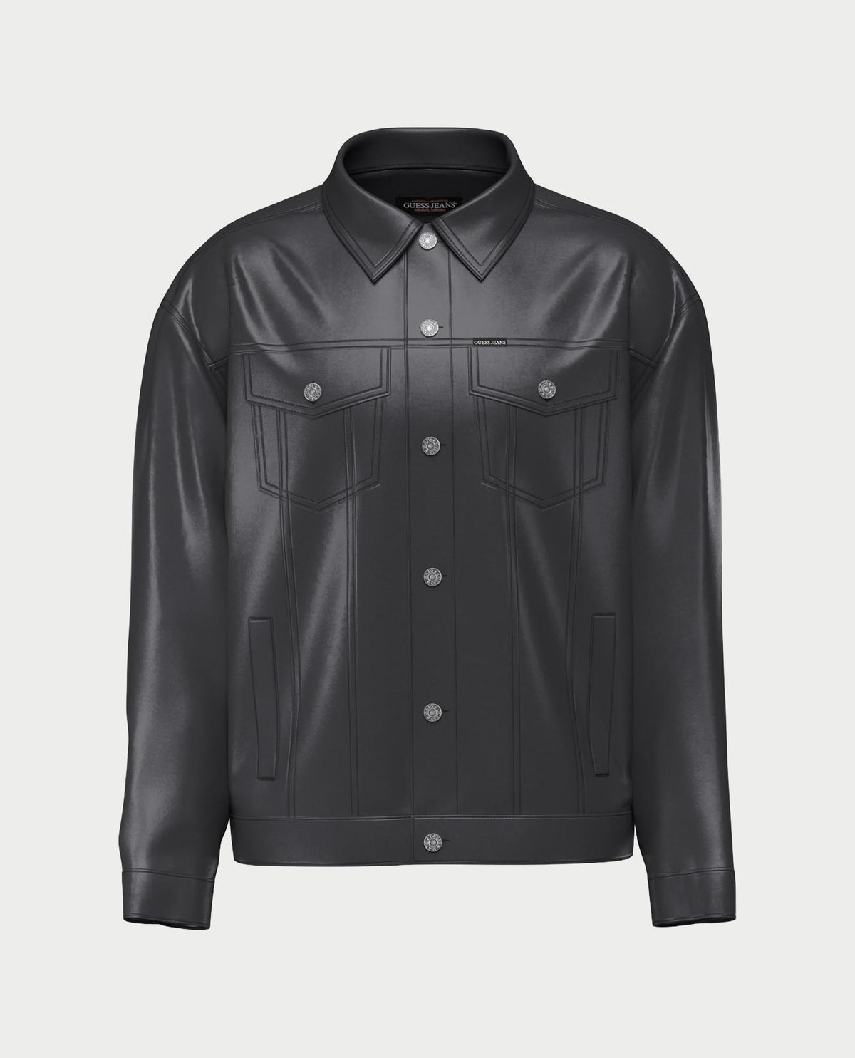 Giacca in similpelle Guess uomo 