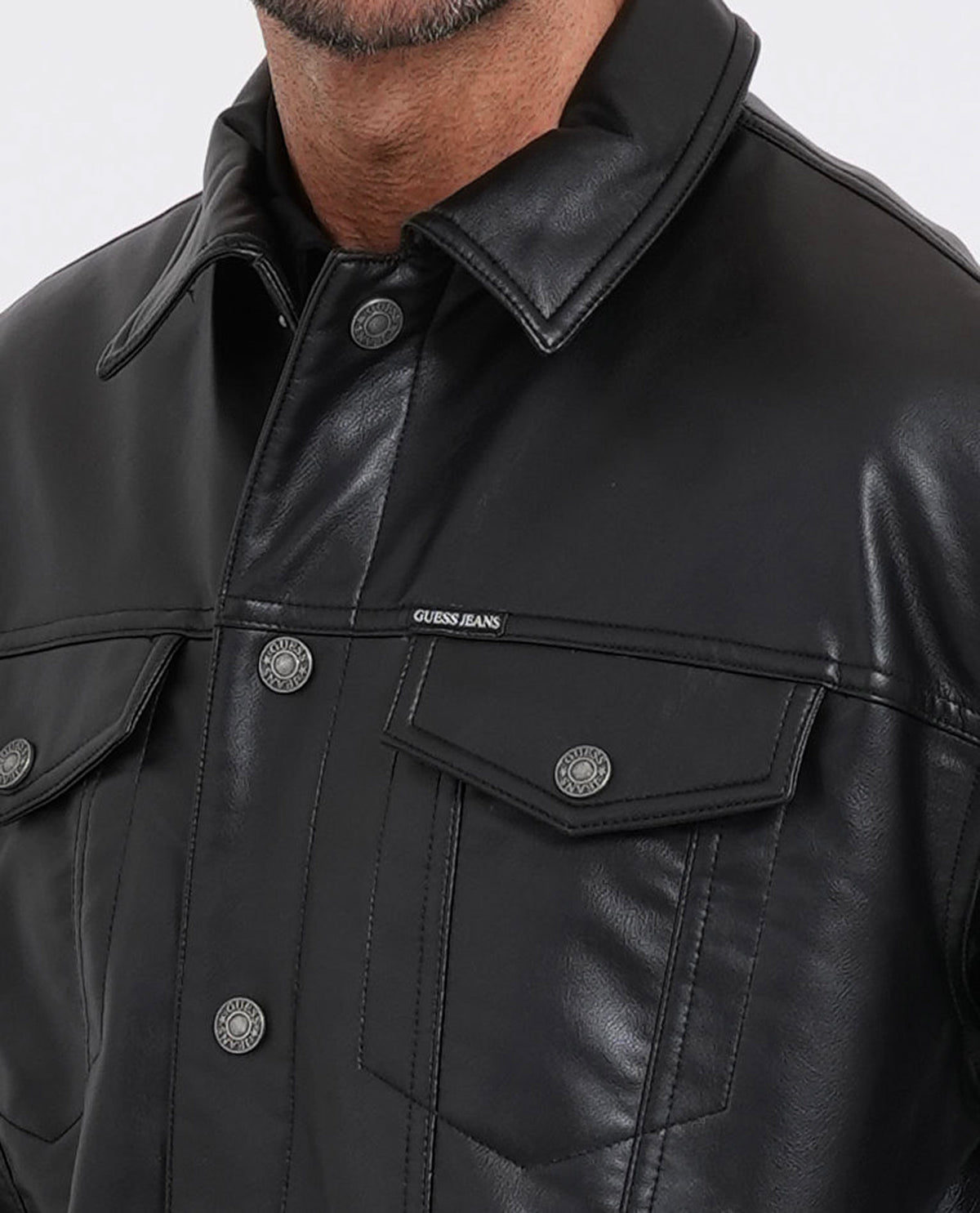 Giacca in similpelle Guess uomo 
