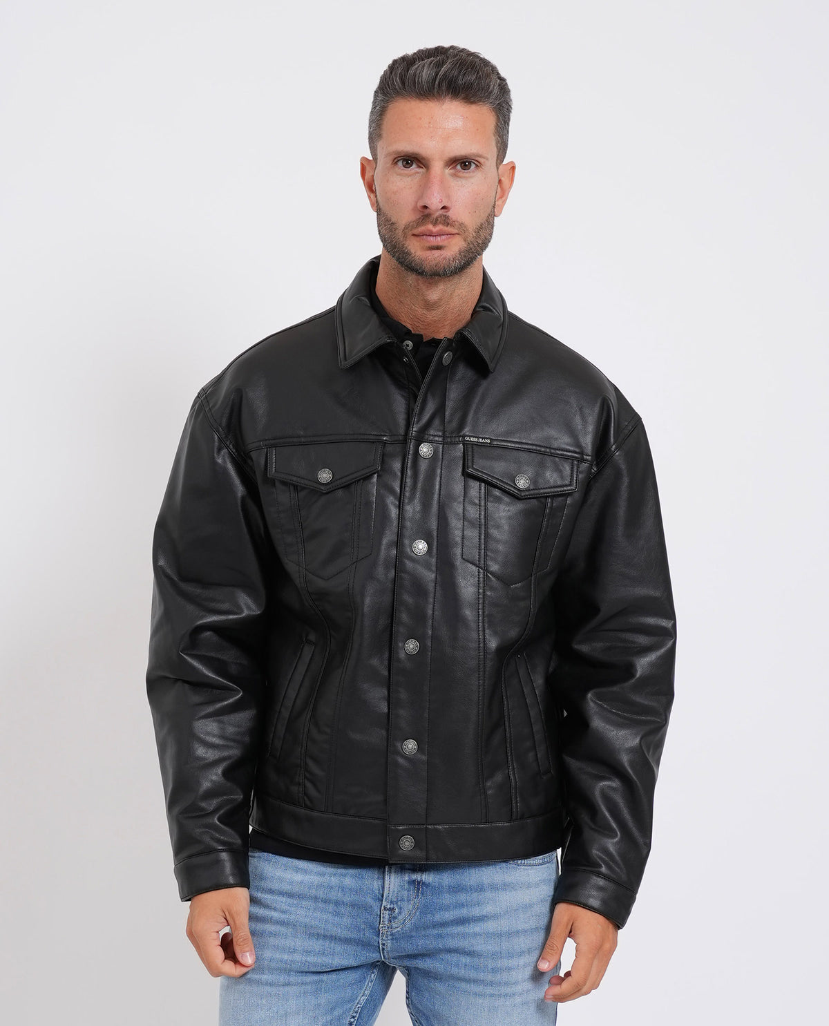Giacca in similpelle Guess uomo 