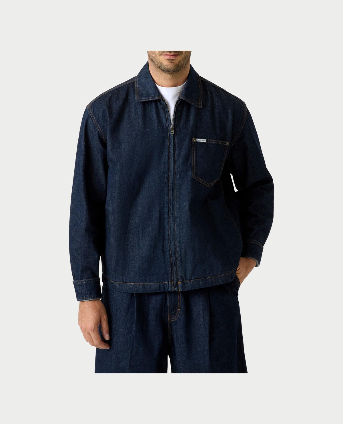 Giacca in denim Guess uomo 