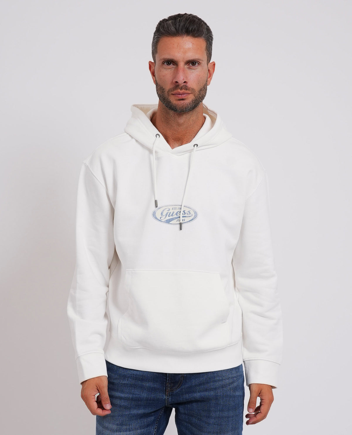Felpa con cappuccio Guess uomo 
