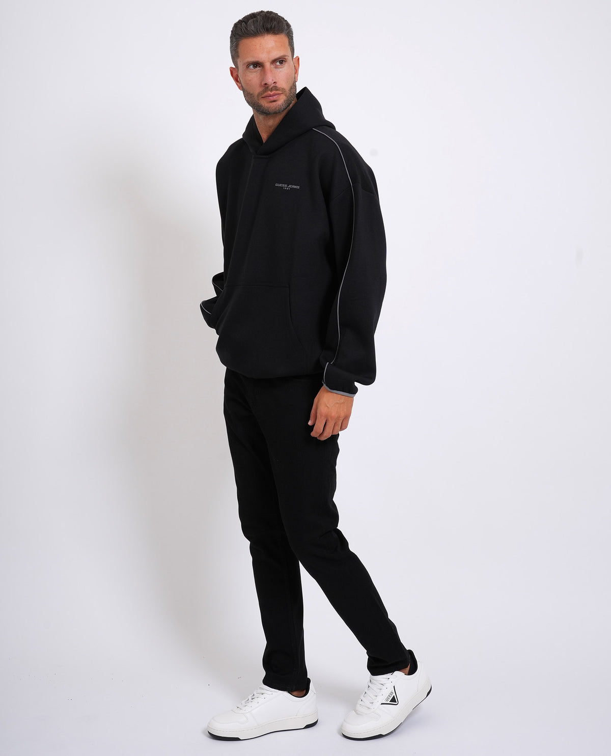 Felpa con cappuccio Guess uomo 