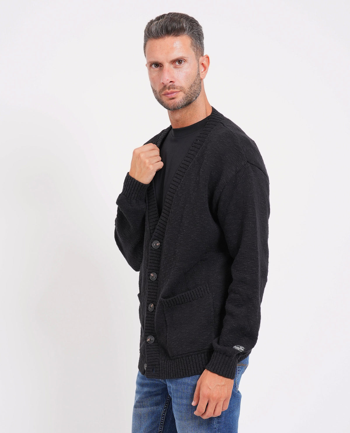 Cardigan uomo Guess con tasche 