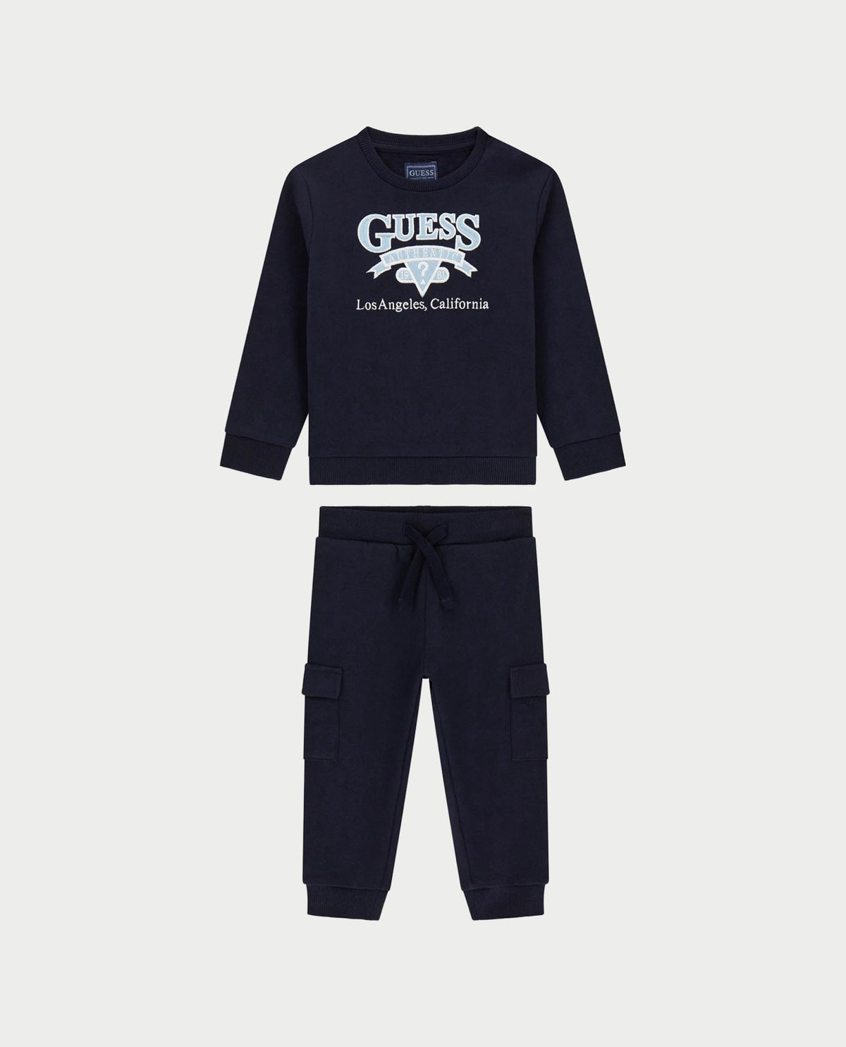 Completo felpa e pantaloni Guess bambino<BR/> 