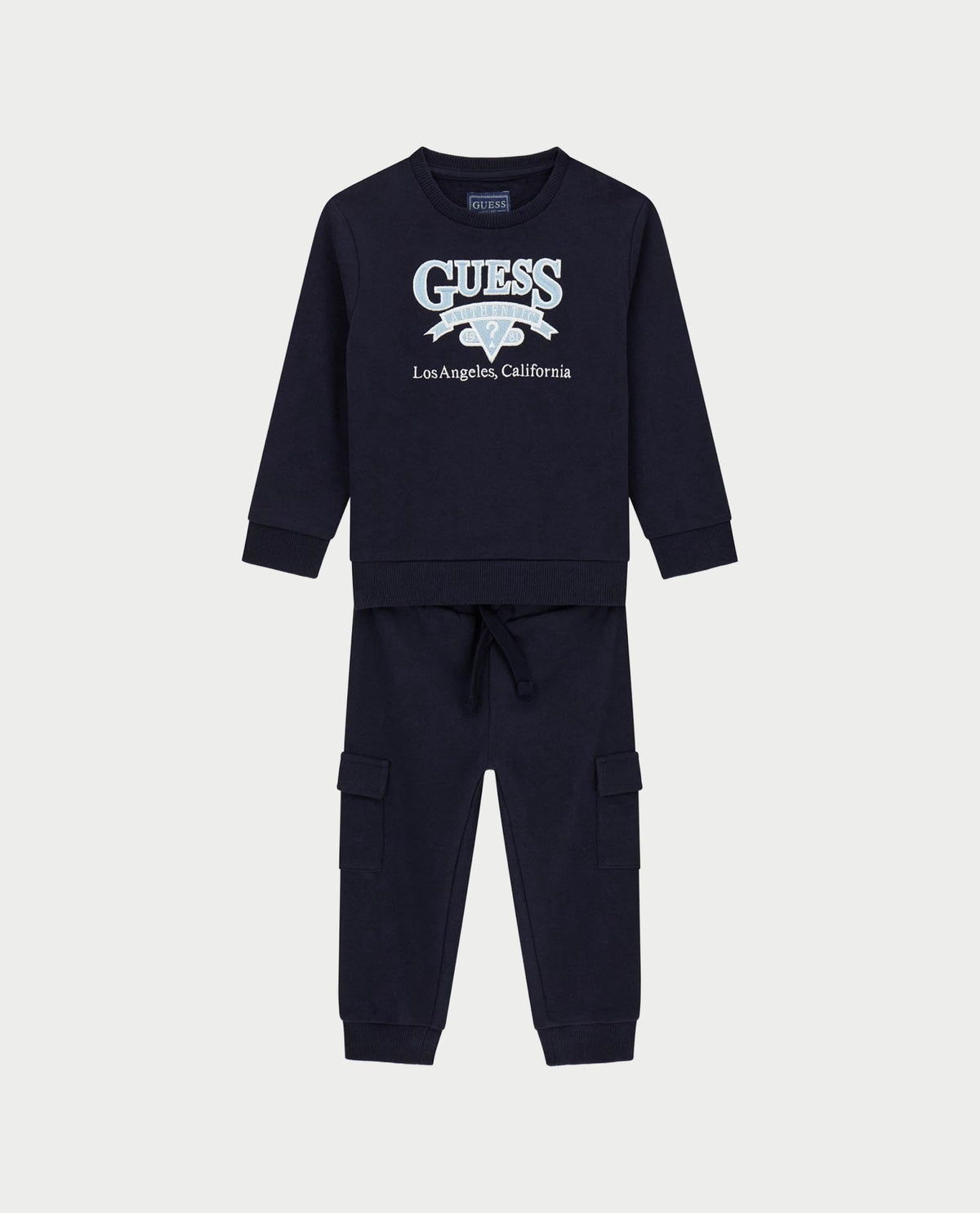 Completo felpa e pantaloni Guess bambino<BR/> 