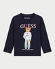 Guess boys' long-sleeved cotton shirt