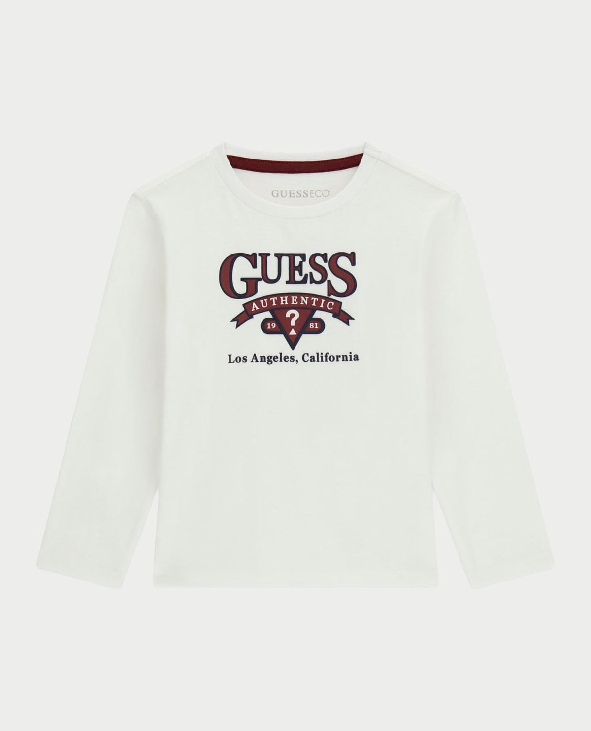 Maglia a maniche lunghe Guess bambino in cotone<BR/> 