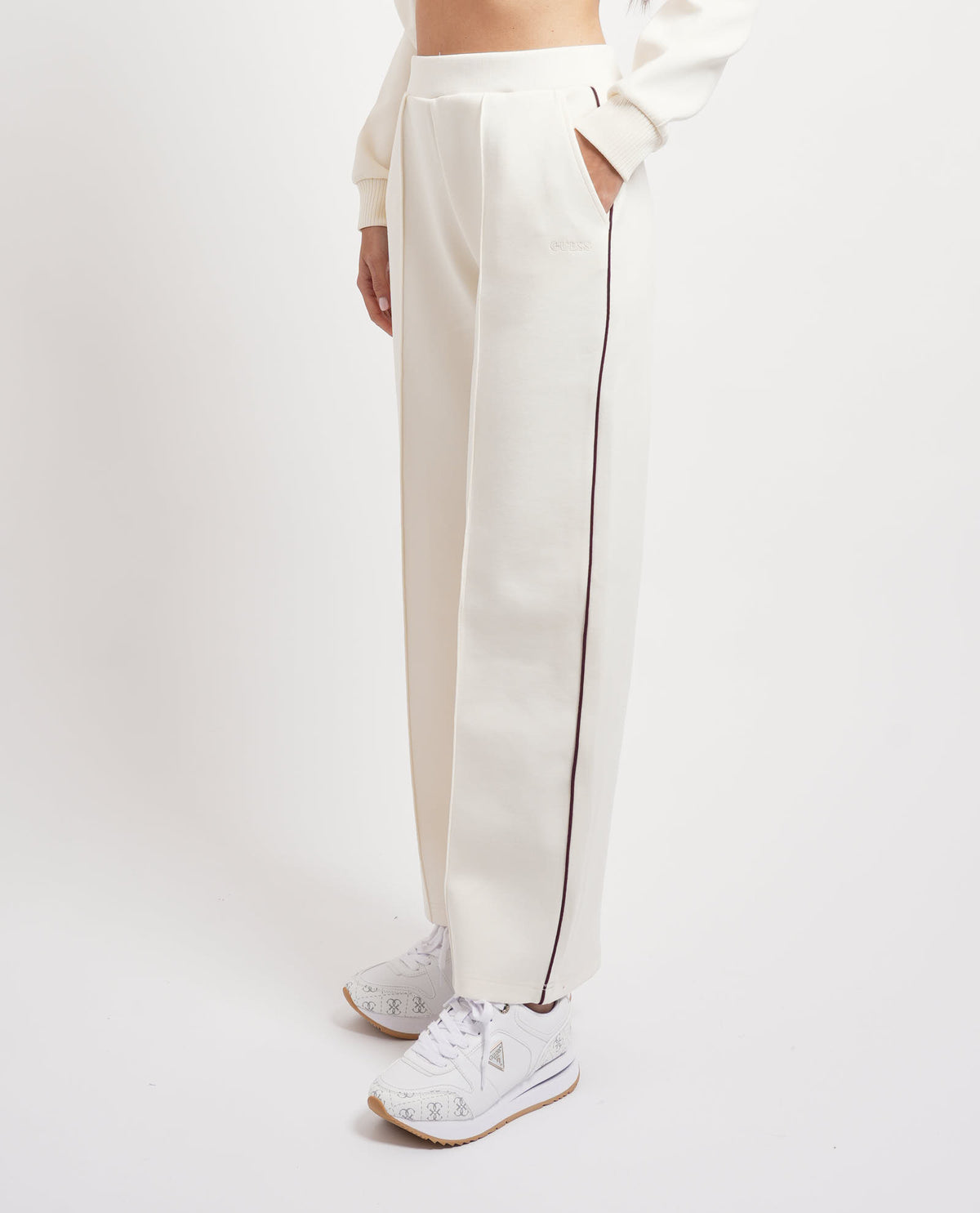 Pantaloni jogger in misto modal Guess donna 
