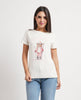 T-shirt donna Guess con stampa frontale