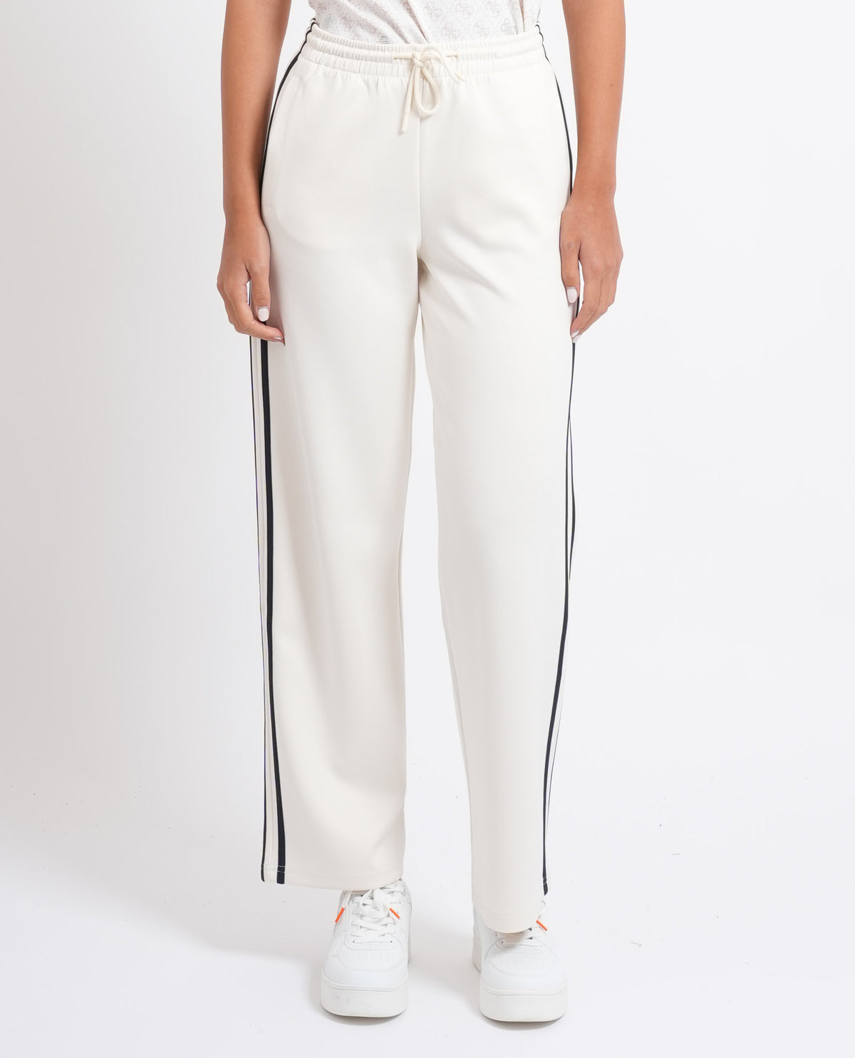 Pantaloni sportivi donna Guess con bande laterali 