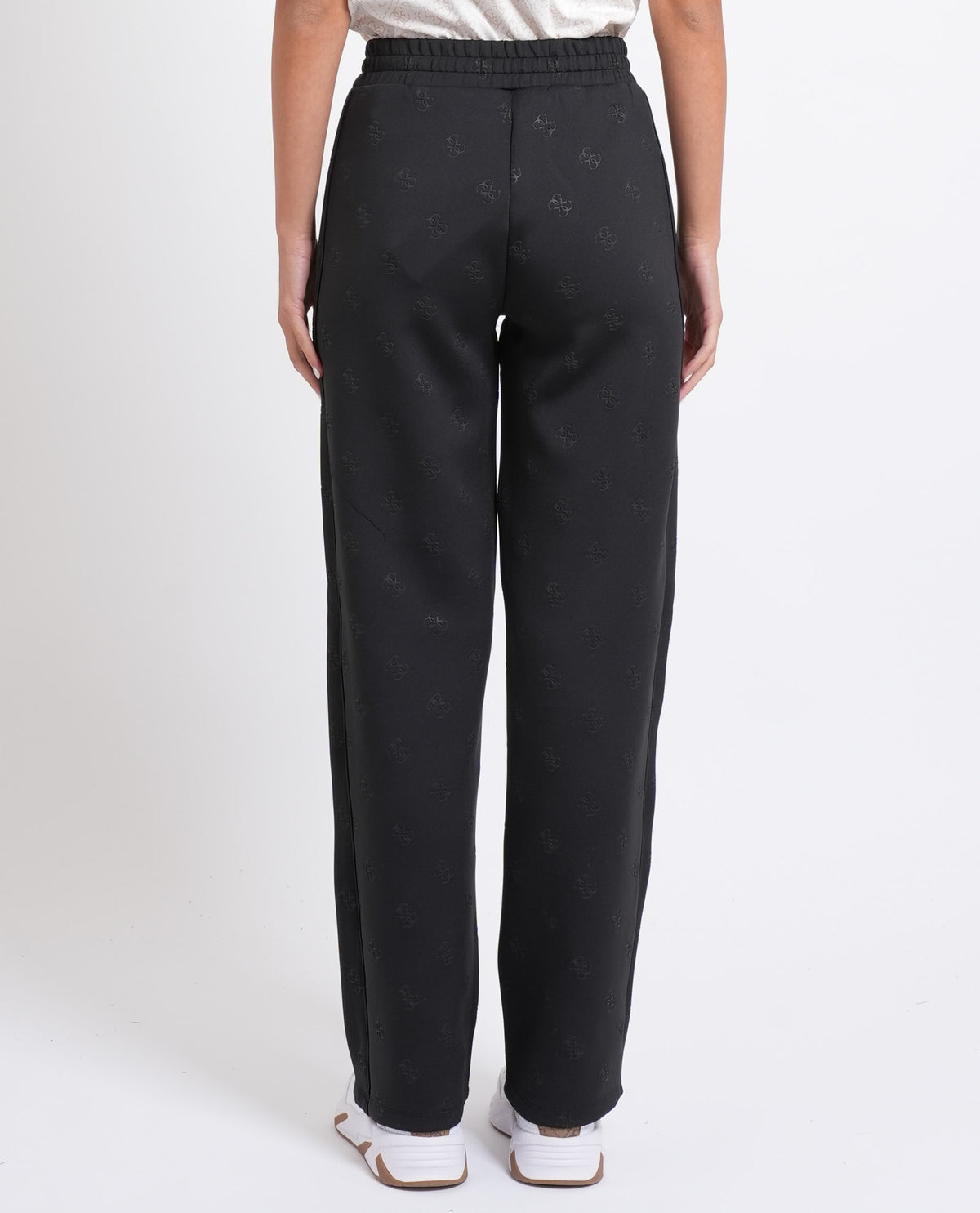 Pantaloni sportivi donna Guess a fantasia logata 