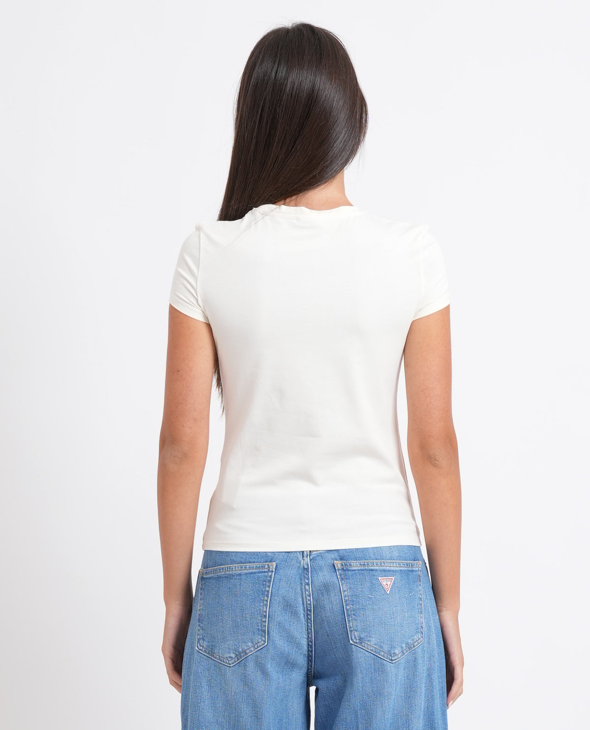T-shirt donna Guess con cuore 