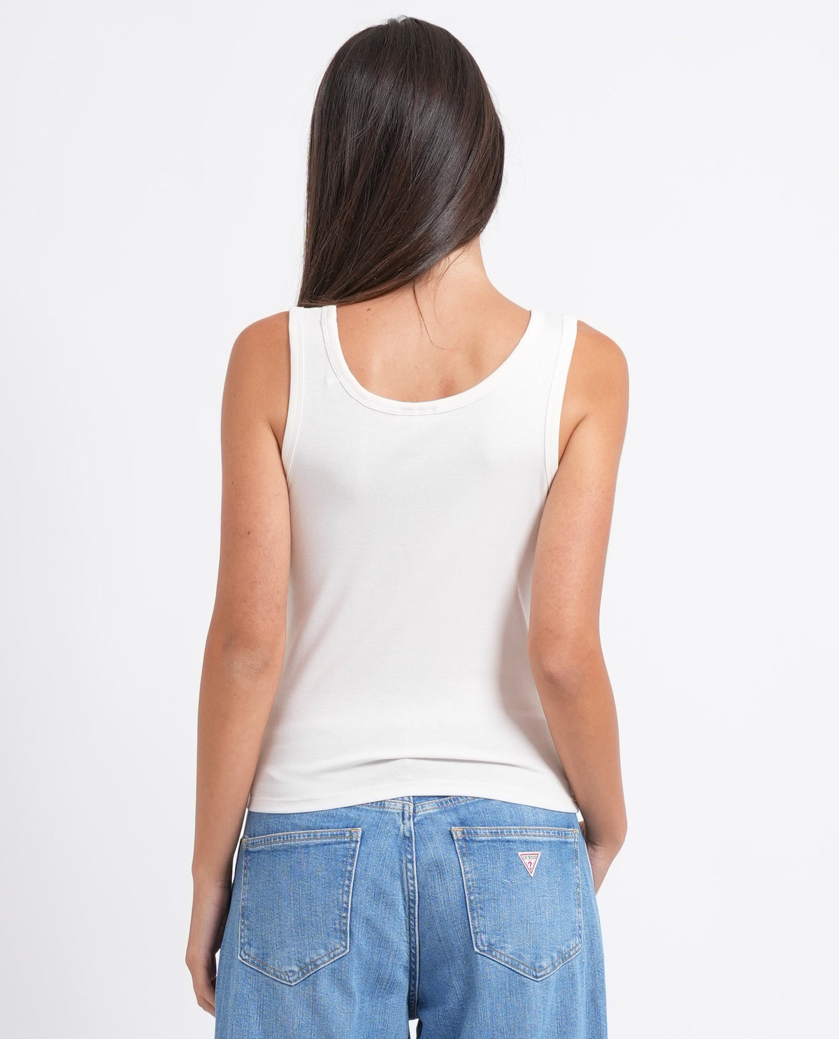 Top donna Guess smanicato 