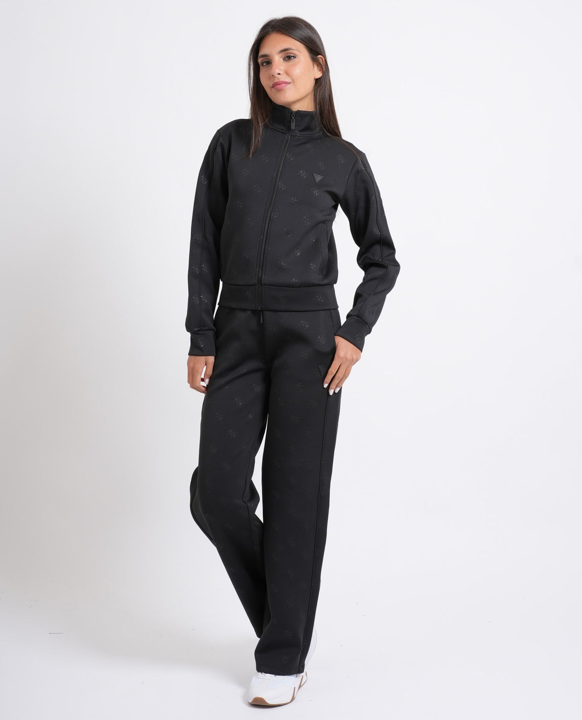 Felpa donna Guess a fantasia logata 