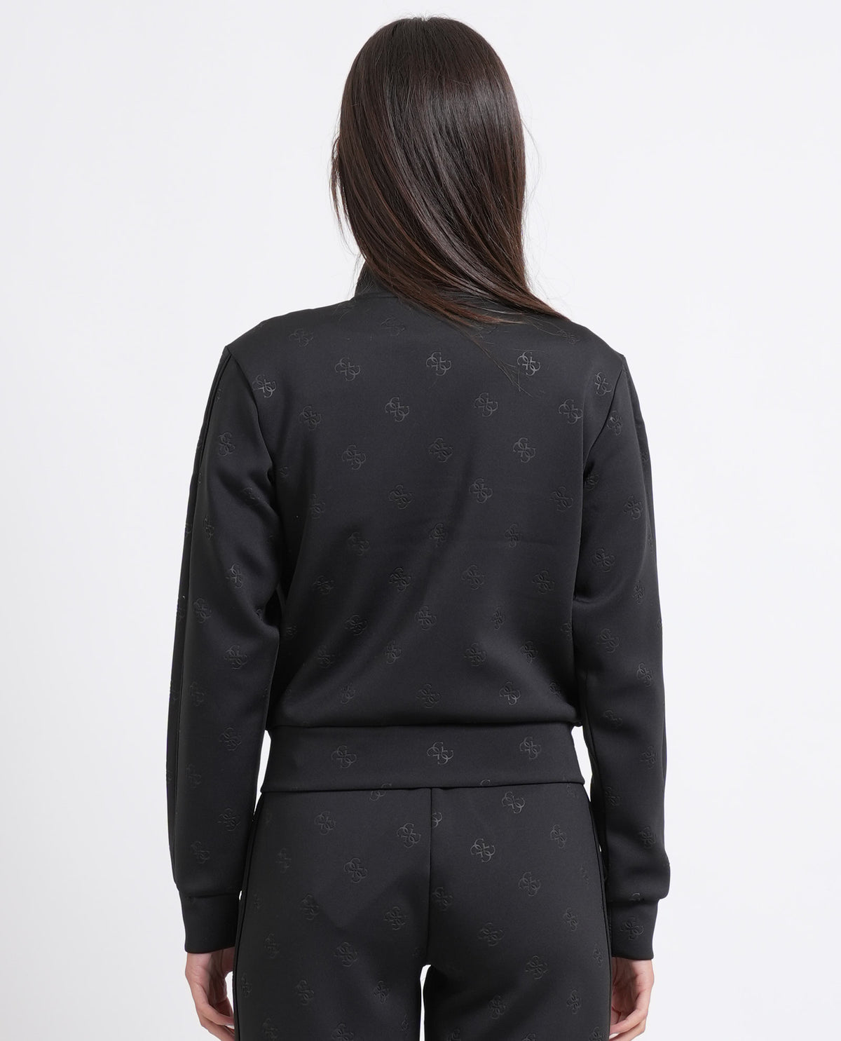 Felpa donna Guess a fantasia logata 