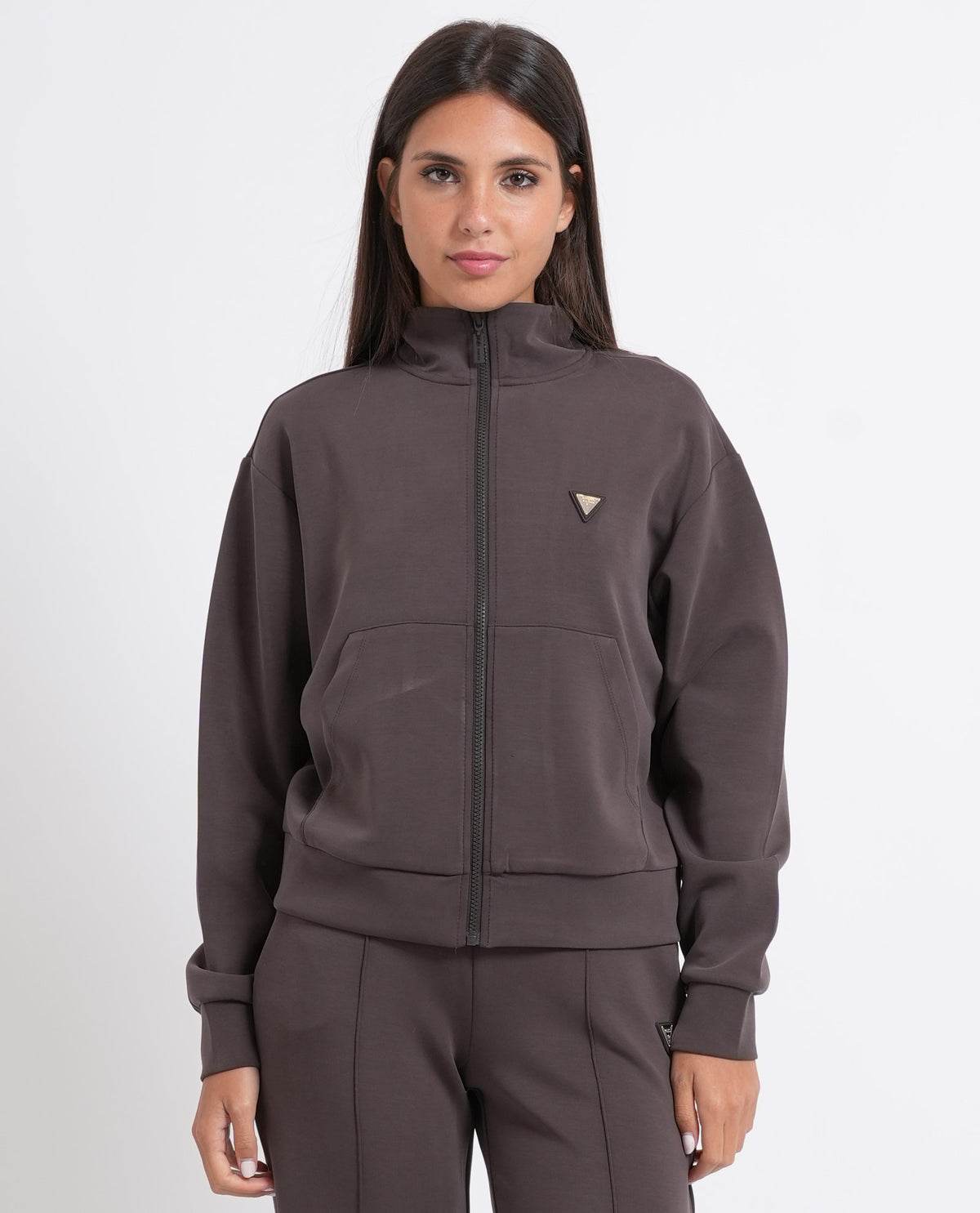 Felpa donna Guess fullzip 