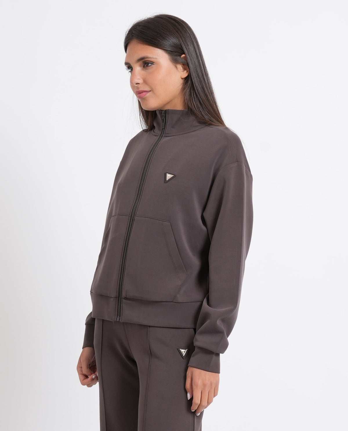 Felpa donna Guess fullzip 