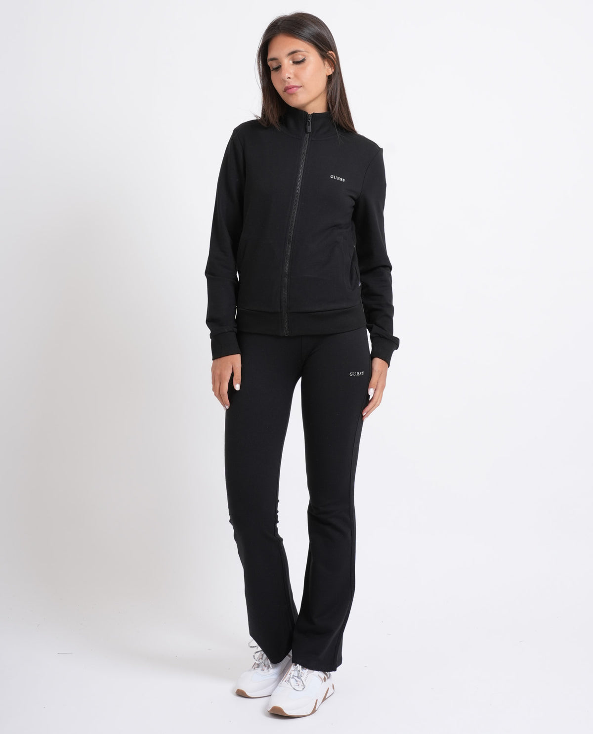 Felpa donna Guess fullzip 