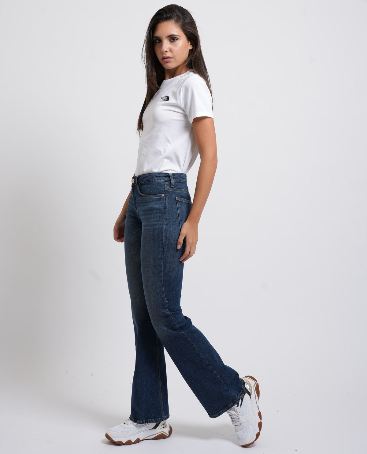 Jean flare vita bassa Guess donna 