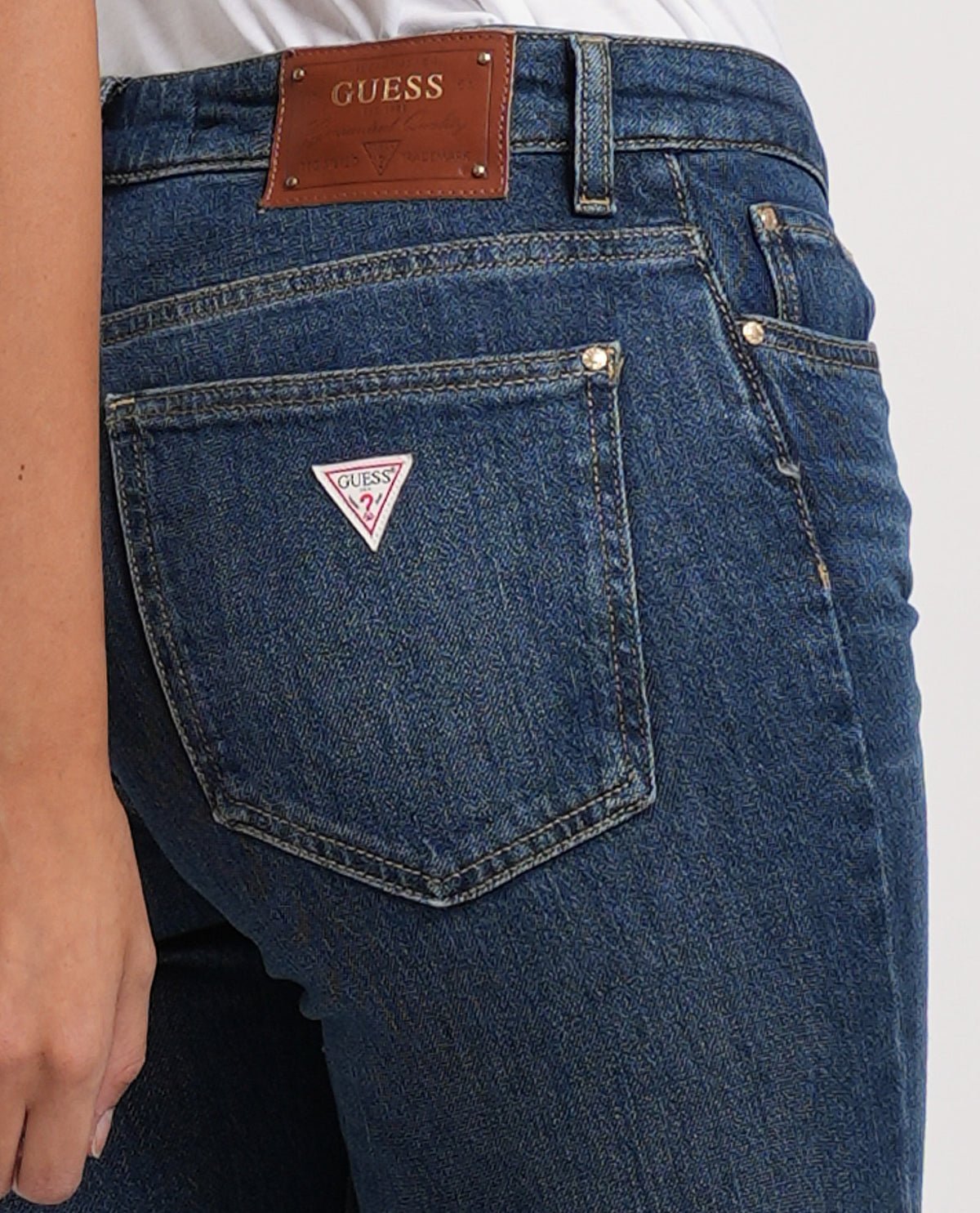 Jean flare vita bassa Guess donna 