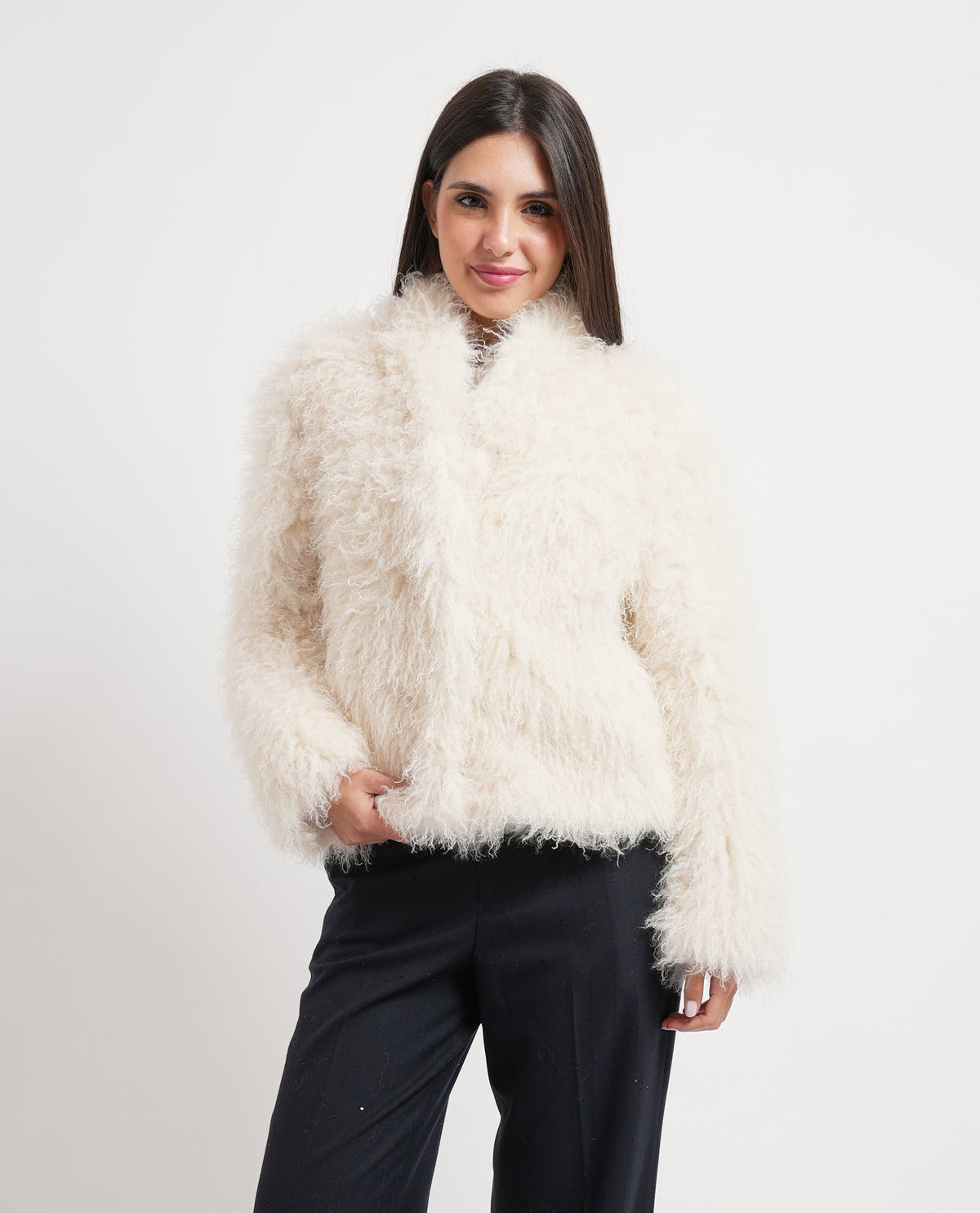 Giacca in pelliccia sintetica Guess donna 