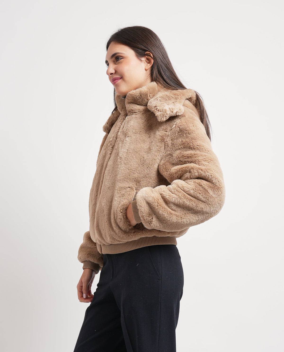 Bomber con cappuccio Guess donna 
