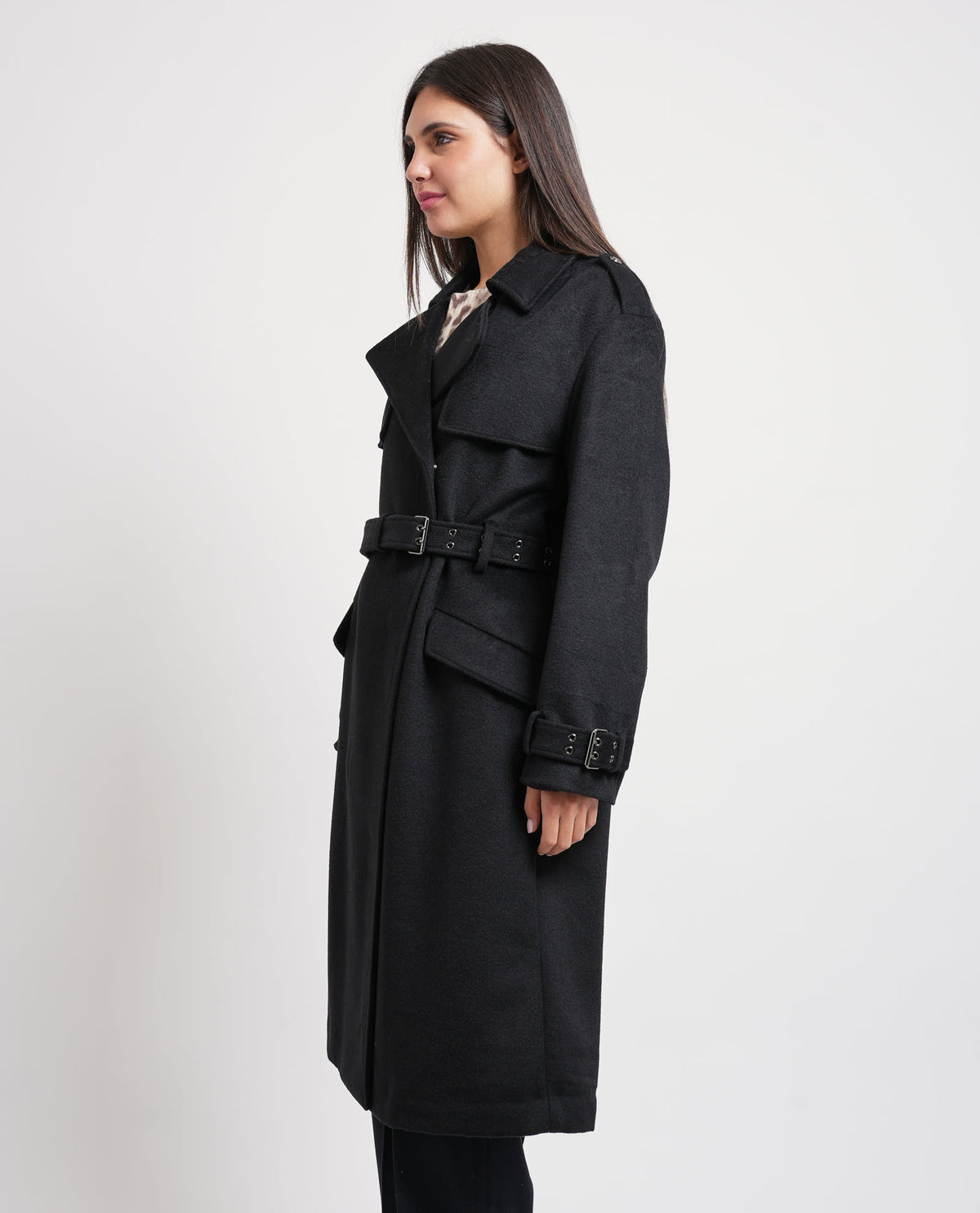 Cappotto in misto lana Guess donna 