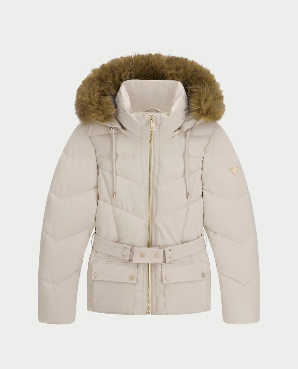 Piumino corto Guess con cappuccio 