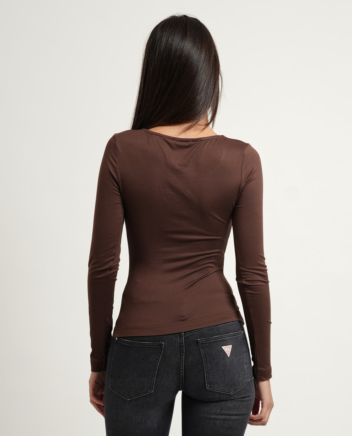 Top con dettaglio gioiello Guess donna 
