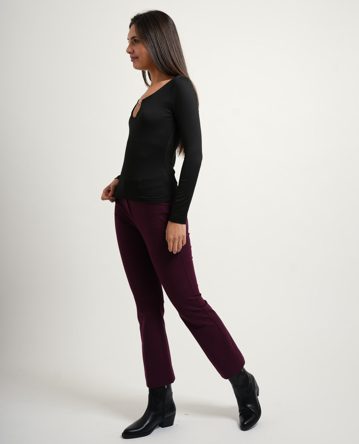 Top con dettaglio gioiello Guess donna 