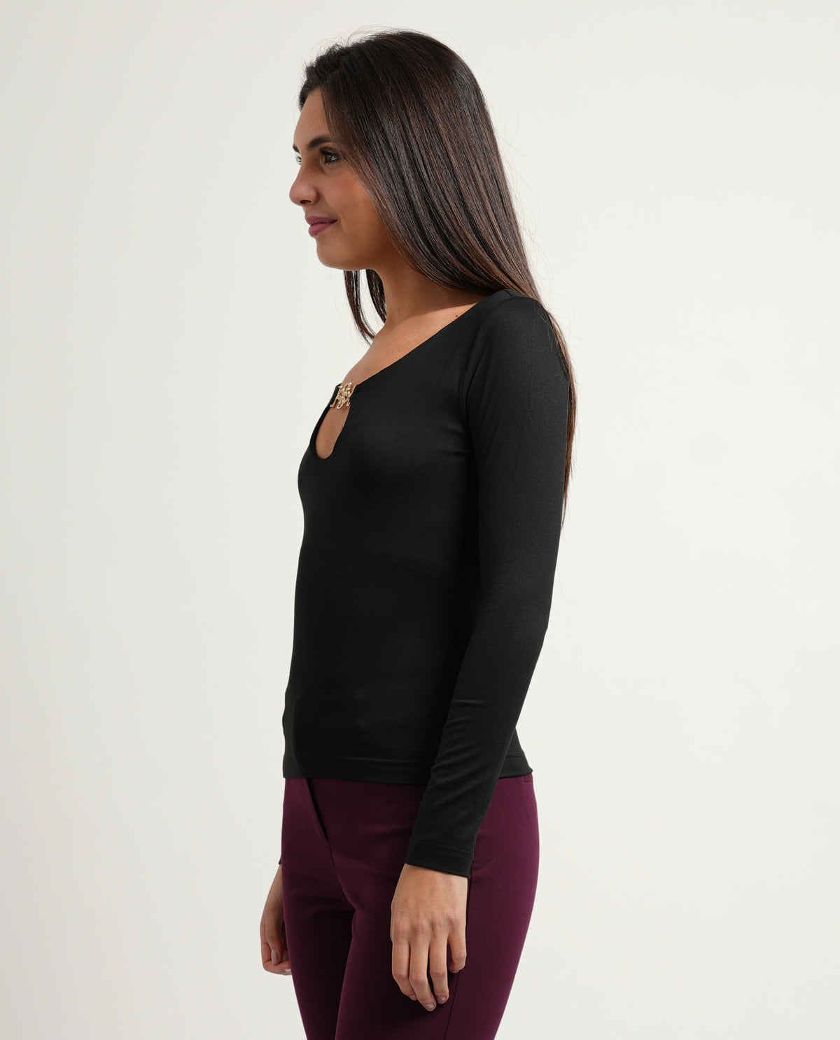 Top con dettaglio gioiello Guess donna 