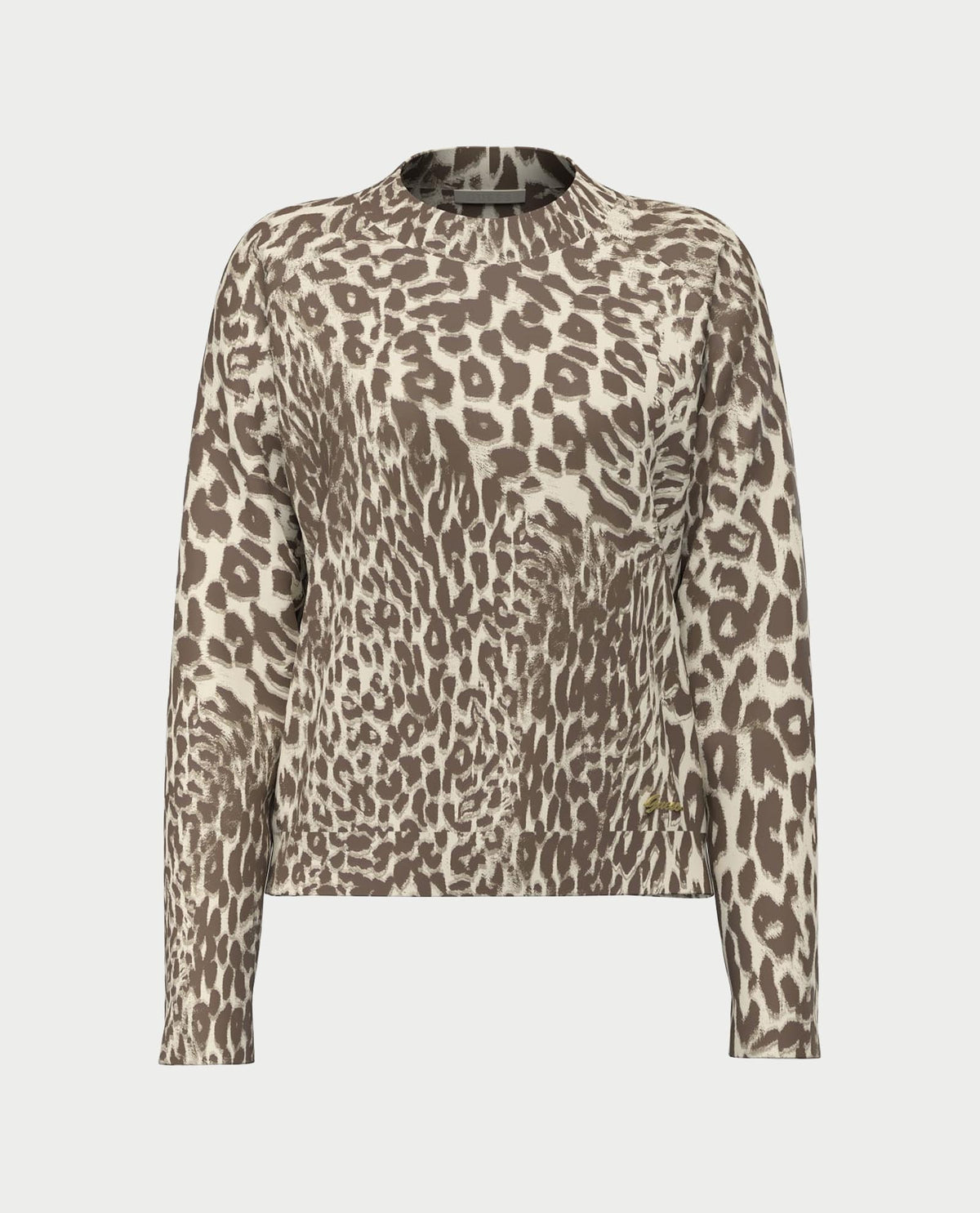 Maglione donna Guess con fantasia maculata 