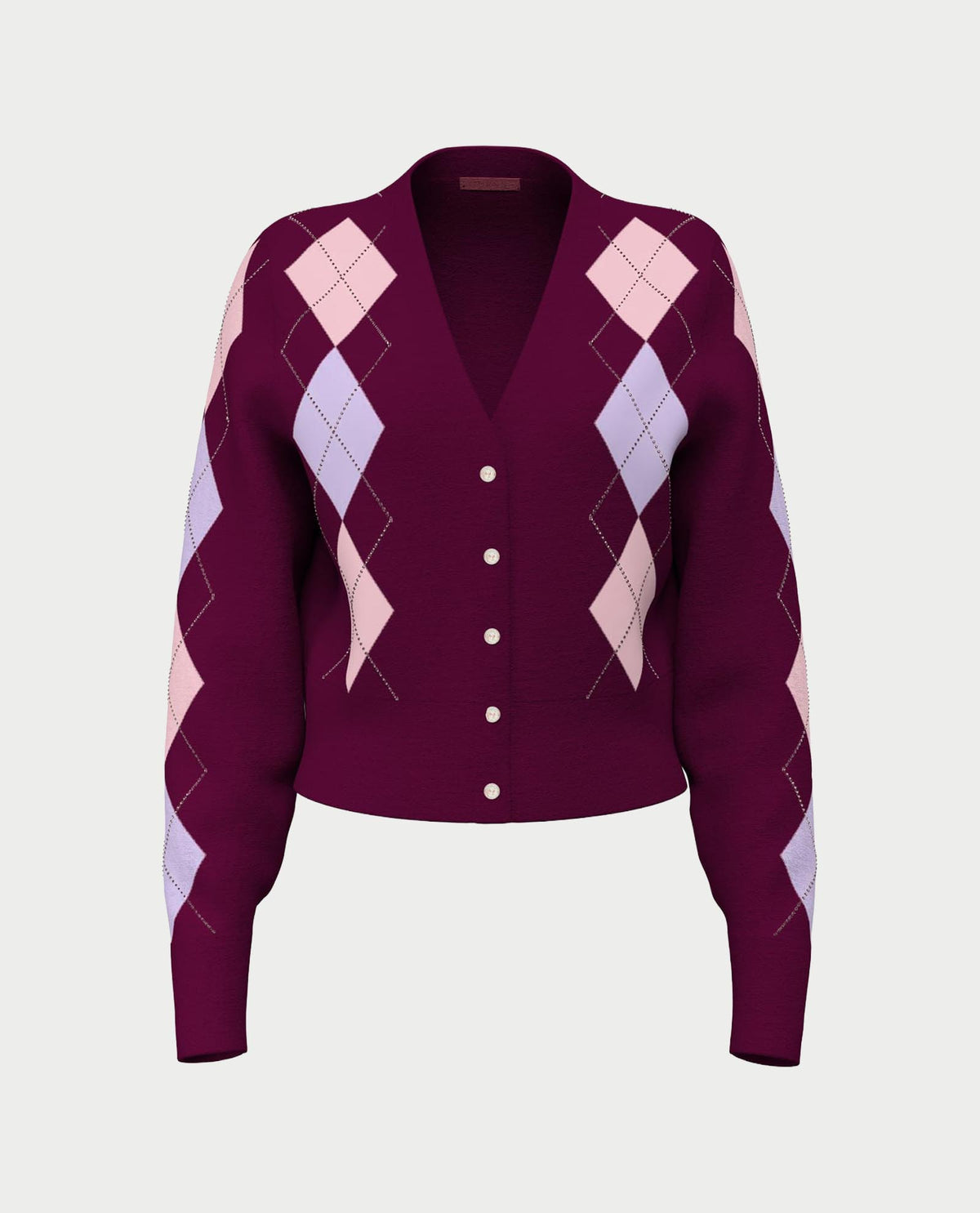 Cardigan donna Guess con motivo a rombo 