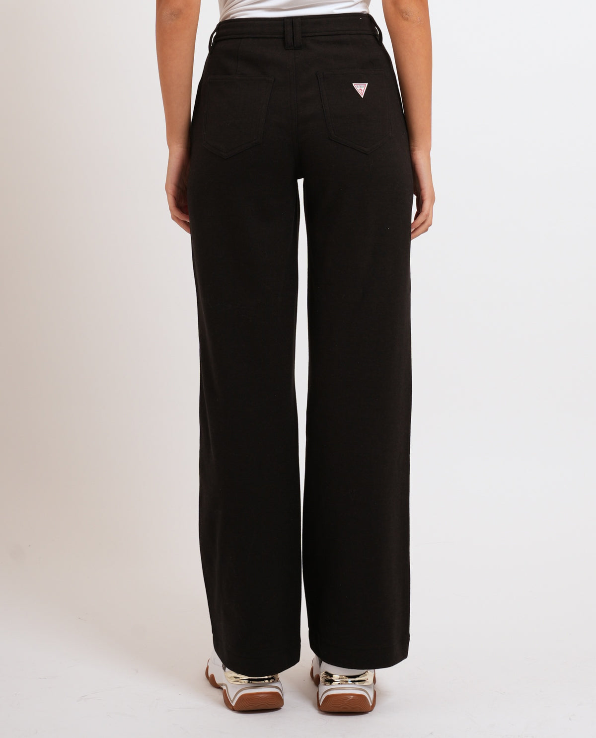 Pantaloni donna Guess in misto cotone 