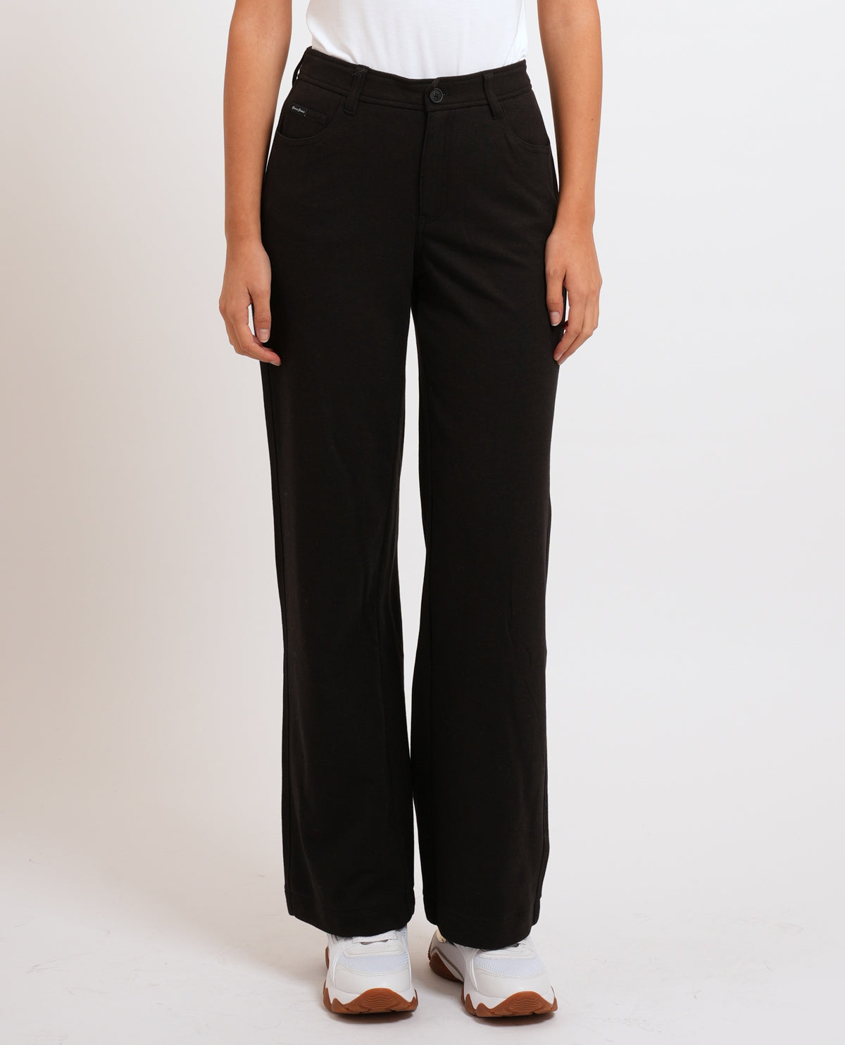 Pantaloni donna Guess in misto cotone 