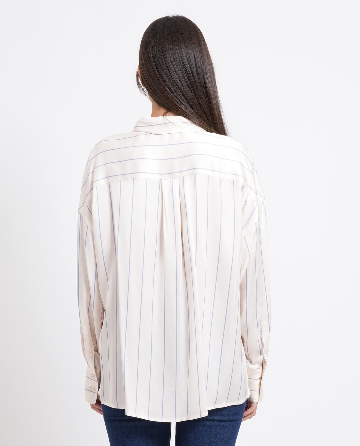 Camicia donna Guess a righe verticali 