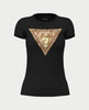 Guess women's large triangle logo t-shirt