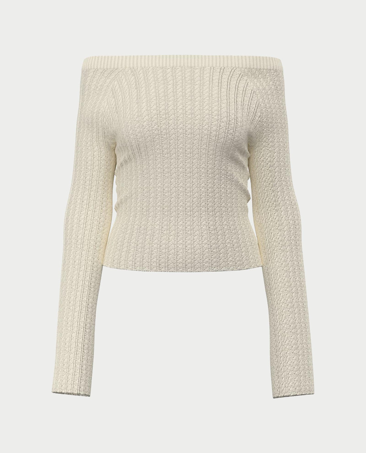 Pullover donna Guess con scollo Bardot 